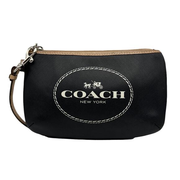 COACH Black Wristlet - Picture 1 of 7